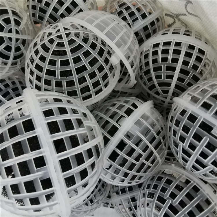 PP聚丙烯多面空心球填料 多规格悬浮球填料 气液交换
