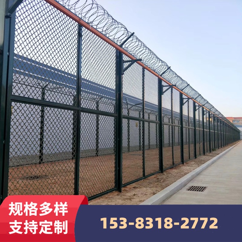 未成年监狱钢网墙 监狱围墙钢网墙 监狱外墙钢网墙