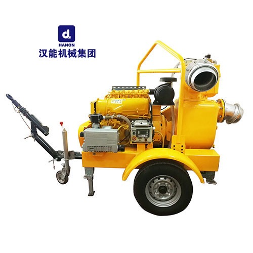 汉能 HC-ZKXZ 拖车式真空辅助自吸泵 排水抢险泵车 大流量高扬程