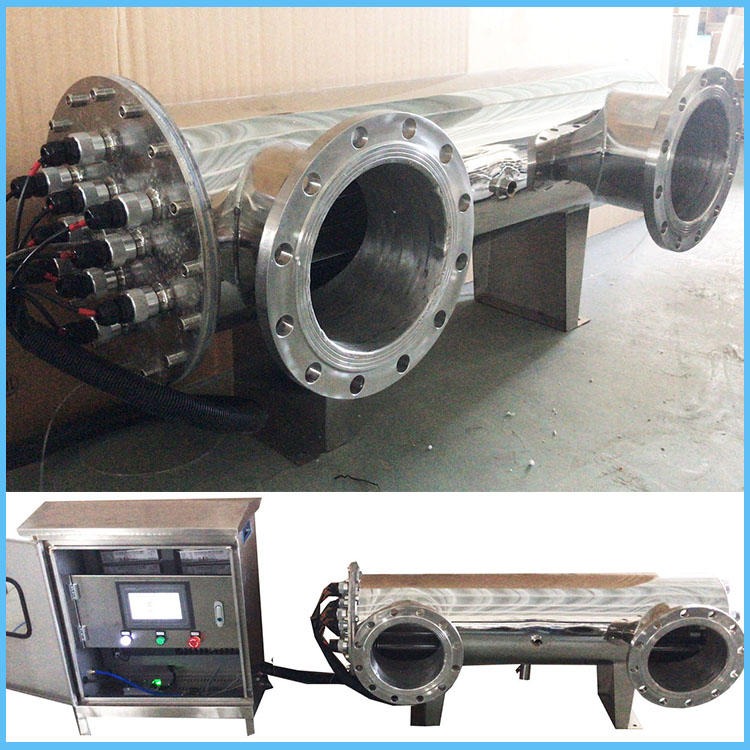 RZ-UV2-DH100FW 工业生产冷却水消毒 紫外线消毒器 带强度检测循环清洗 睿汐厂家
