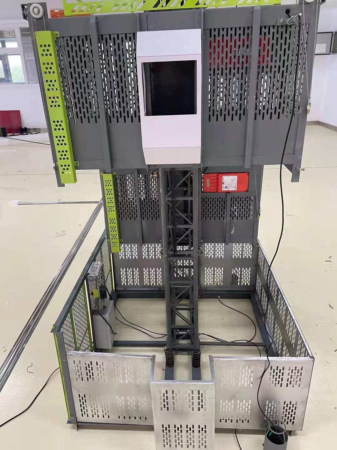 智慧工地升降机模型 再诺 仿真比例建筑工地 施工电梯模型示例图2