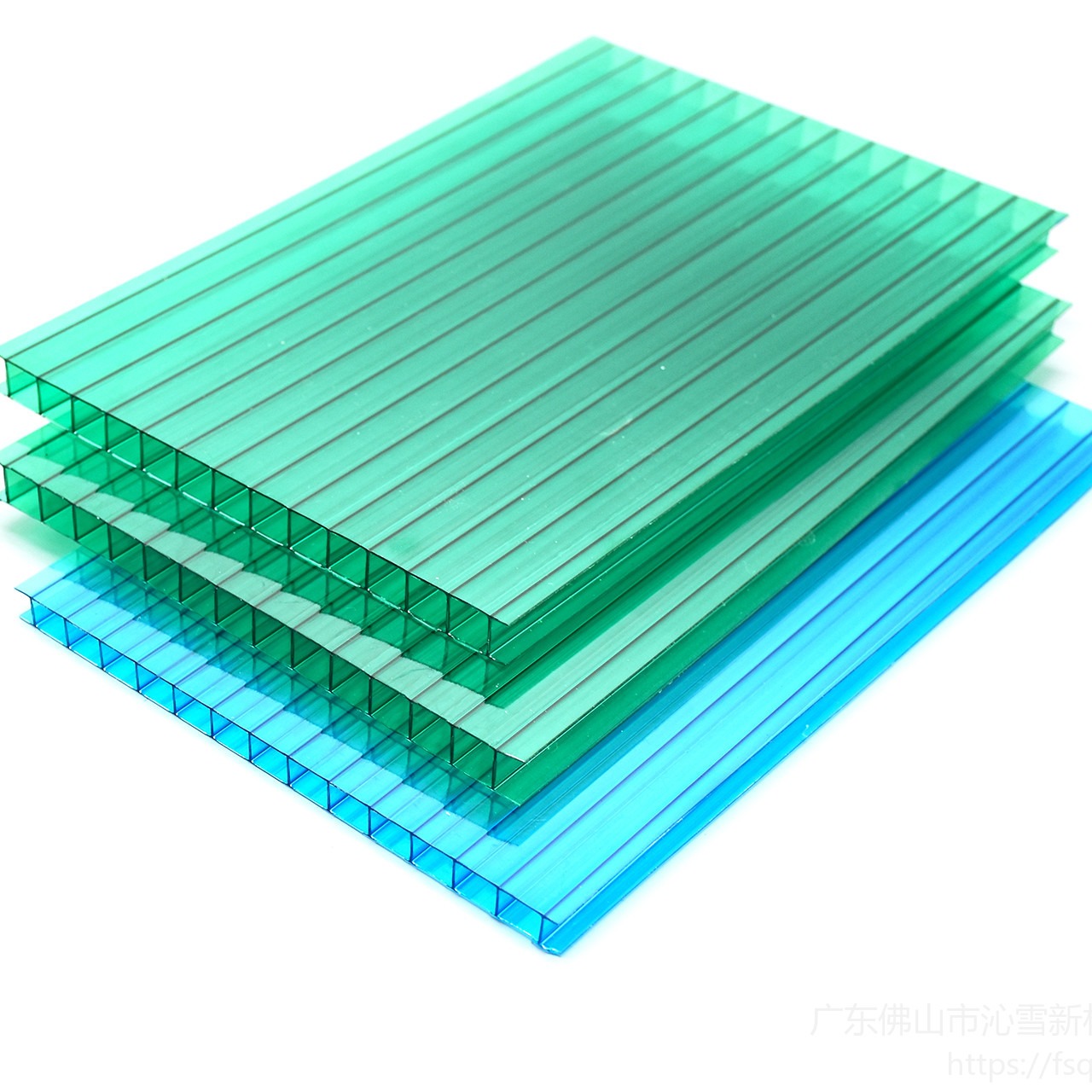 双层三层四层PC阳光板 10mm四层透明阳光板 PC阳光板厂家销售