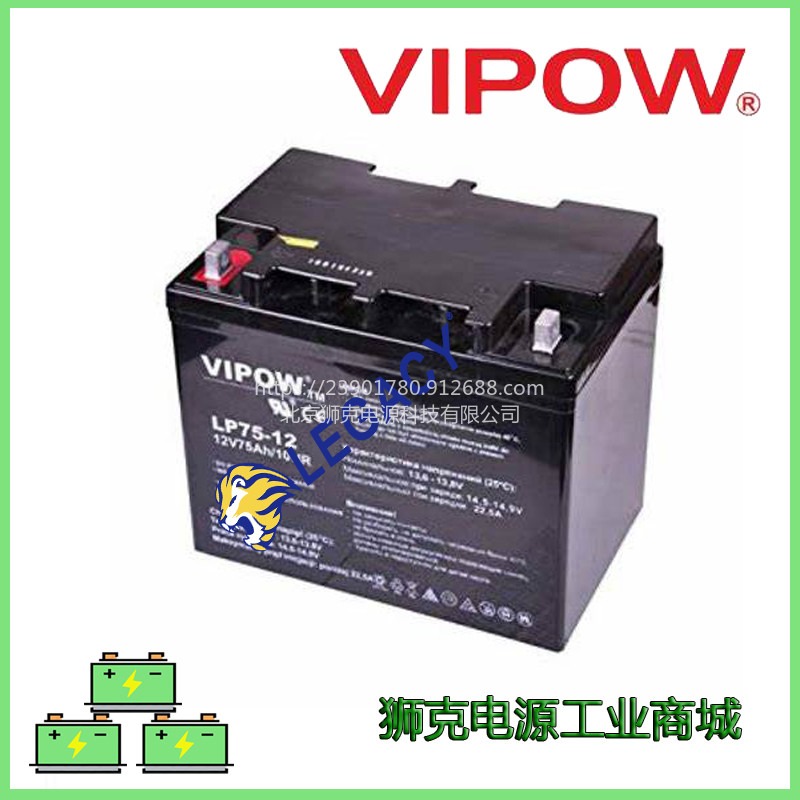 波兰VIPOW蓄电池LP250-12高功率深循环12V250AH电瓶图片