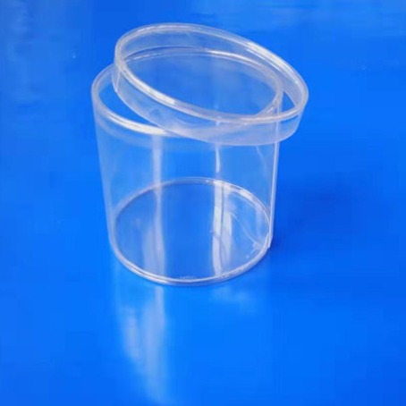透明pvc圆筒pet圆形筒塑料盒圆形卷边盖圆筒可印刷logo 供应沂水