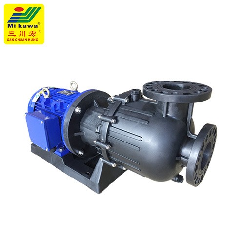 塑料自吸化工泵 台湾三川宏380V50HZ增强聚丙烯FRPP材质KDP7552自吸式化工离心泵