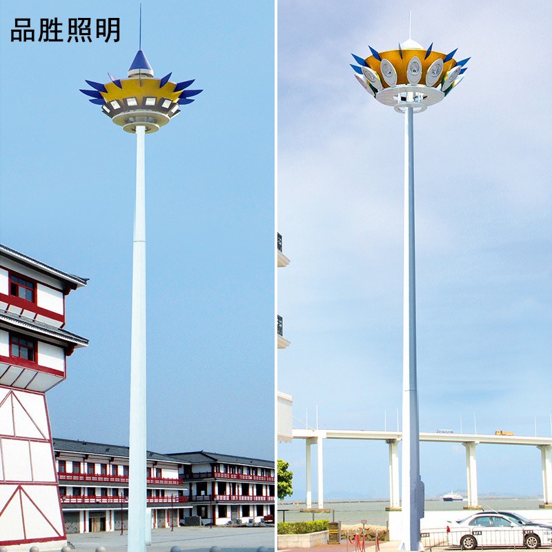 滨州高杆灯厂家直销 球场18米升降高杆灯 Q235热镀锌 不生锈