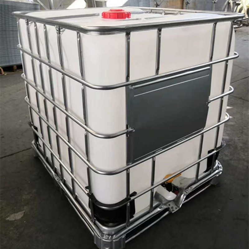 宿州1吨1立方塑料包装桶 方形化工液体运输吨桶 卡谱尔带镀锌管框架