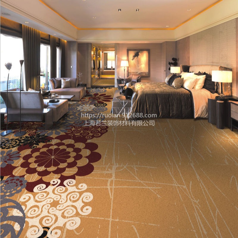 酒店地毯定制生产厂家 若兰地毯百家企业的选择