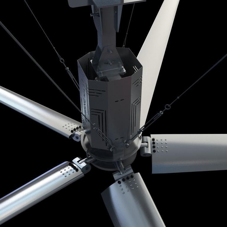 大型工业吊扇 车间风扇 排风设备 适用于工厂 LFT 莱丰特