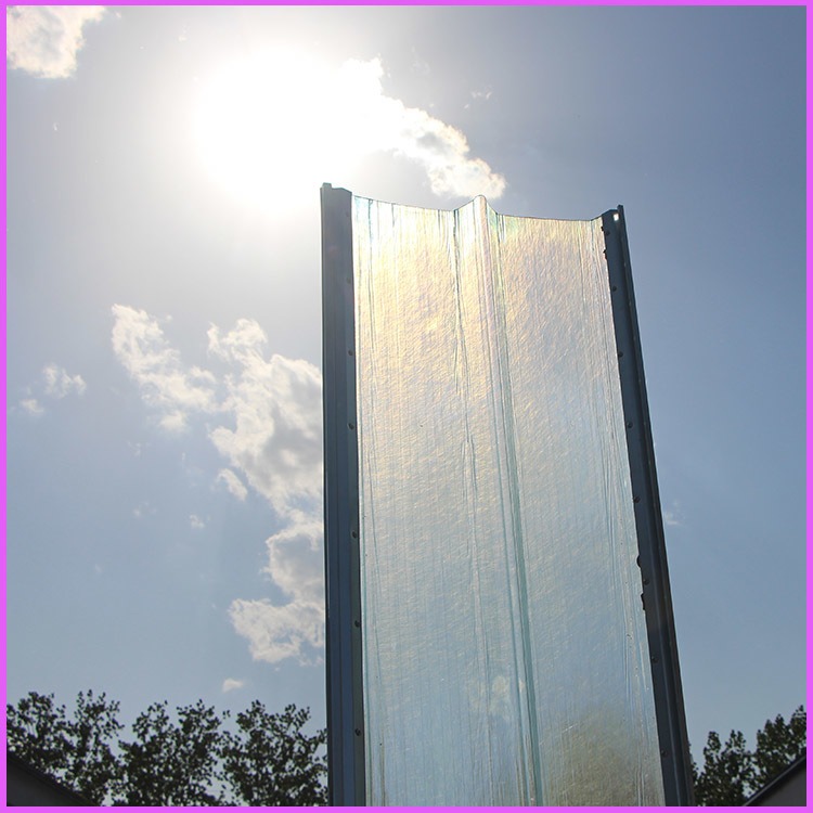 无锡钢结构墙体采光瓦 防腐FRP透明瓦 钢边玻璃钢采光板