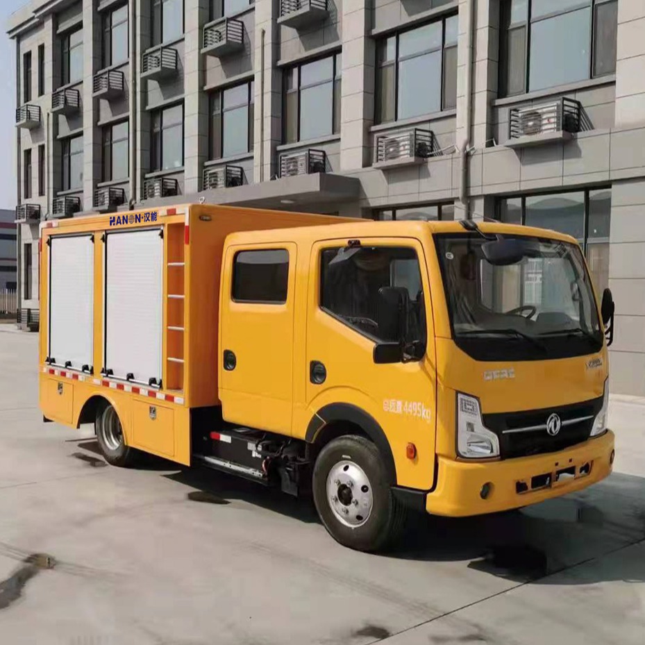 汉能 东风5040型EV新能源工程车 防汛泵车 应急照明车 噪音小零排放