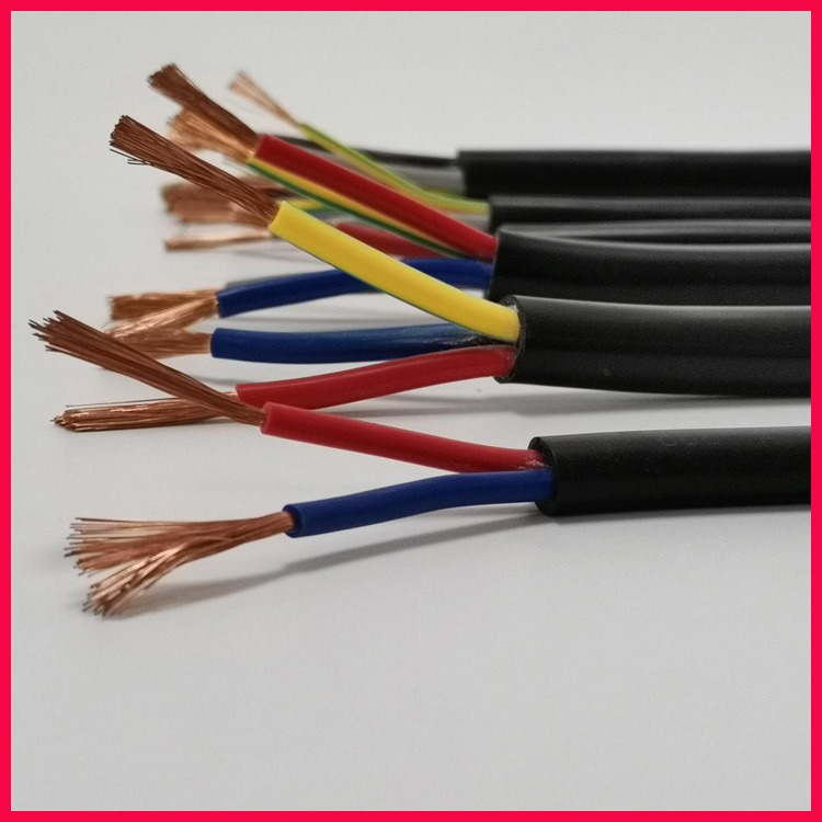 NH-RVV电缆 NH-RVV耐火电源电缆 小猫牌 ZR-RVV22阻燃钢带铠装软电缆