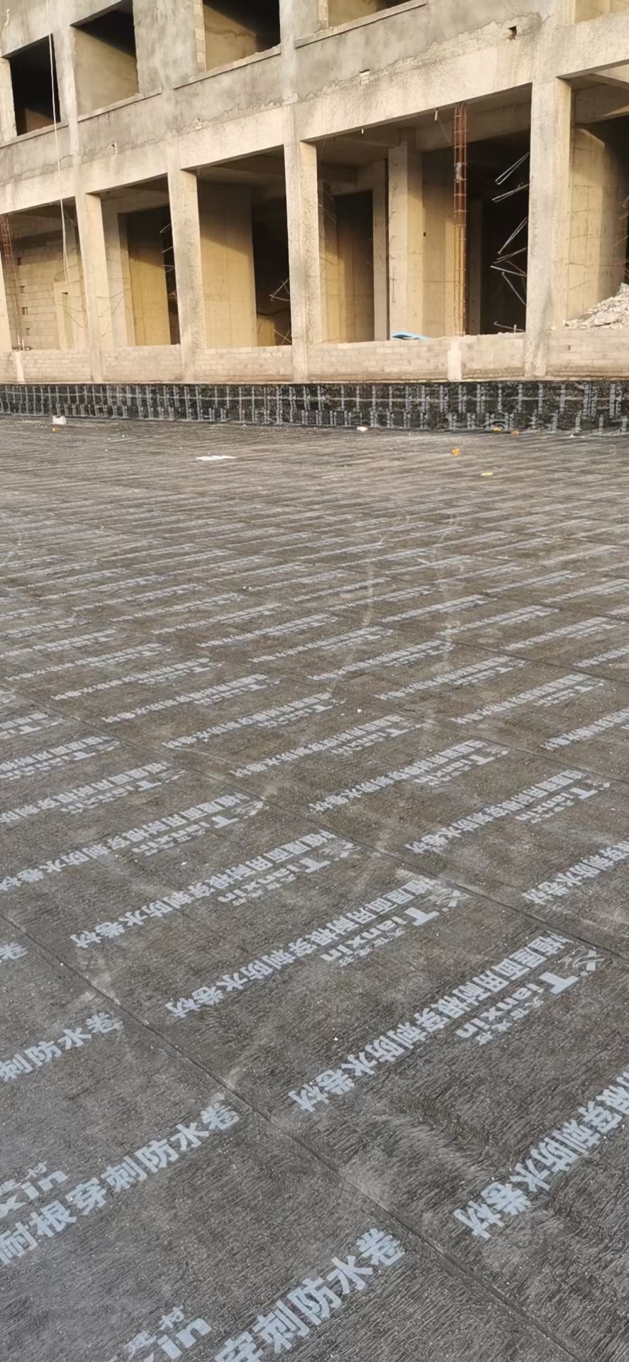 杭州天信铝膜改性沥青化学阻根种植屋面耐根穿刺防水卷材