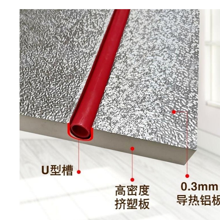 干法地暖板   干式地暖板  水暖炕  免回填    预制沟槽  铝板导热   支持定制   厂家直销