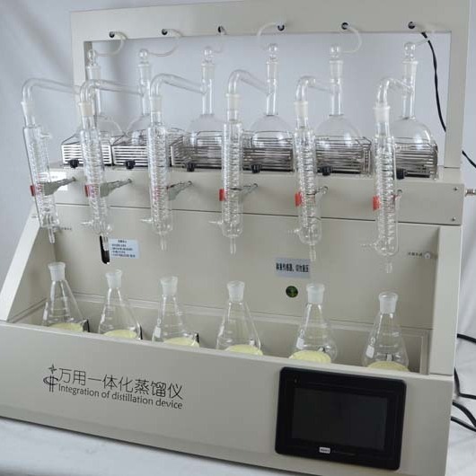 实验室氨氮蒸馏器 CYZL-6 万用一体化称重蒸馏仪 挥发酚水处理蒸馏仪