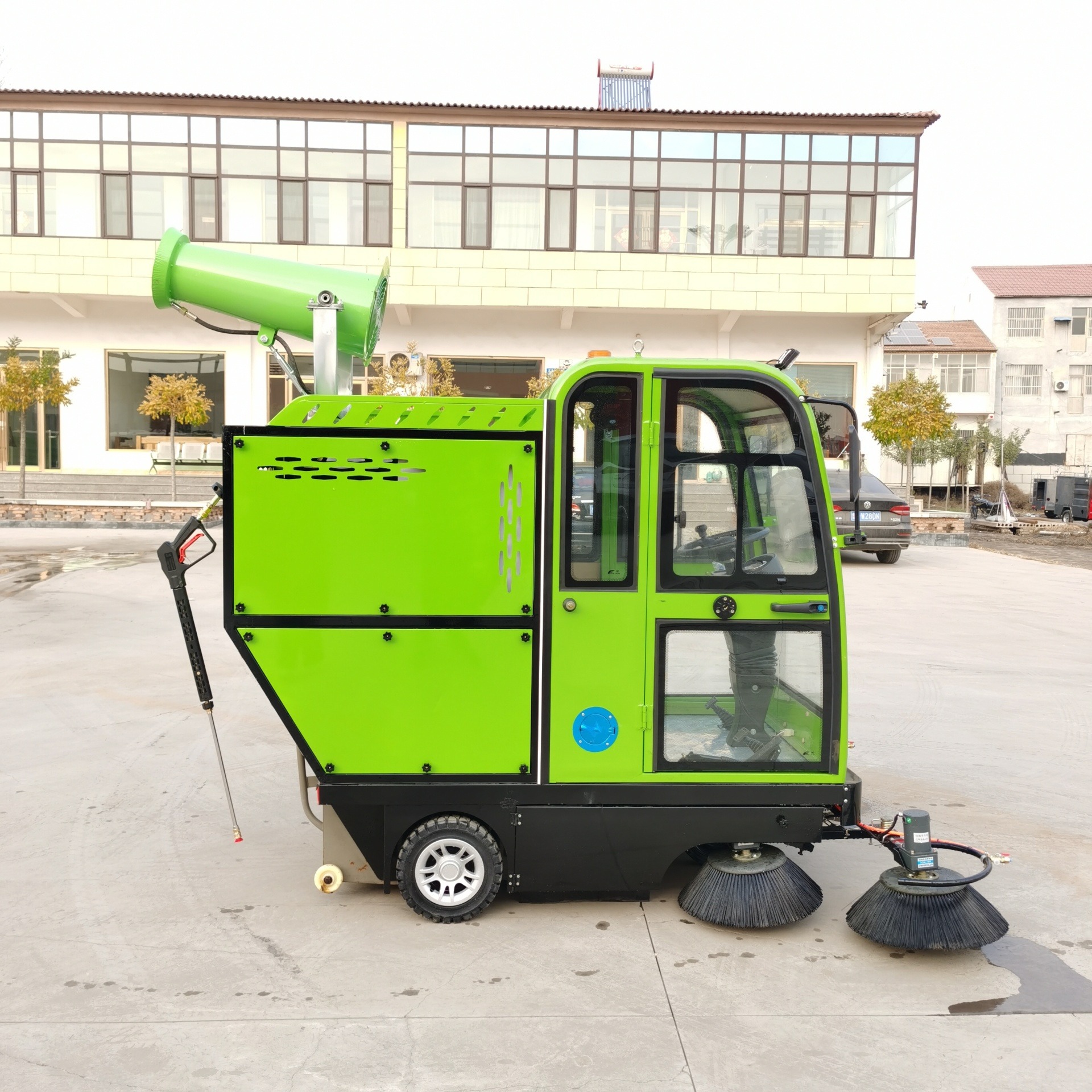 电动小型洗路车 新能源商用清扫车 微型吸尘环卫车 中运威