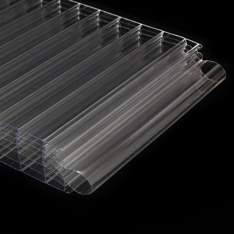 透明PC插接阳光板 40mm多层插接式 七层幕墙阳光板厂家定制 超厚PC板