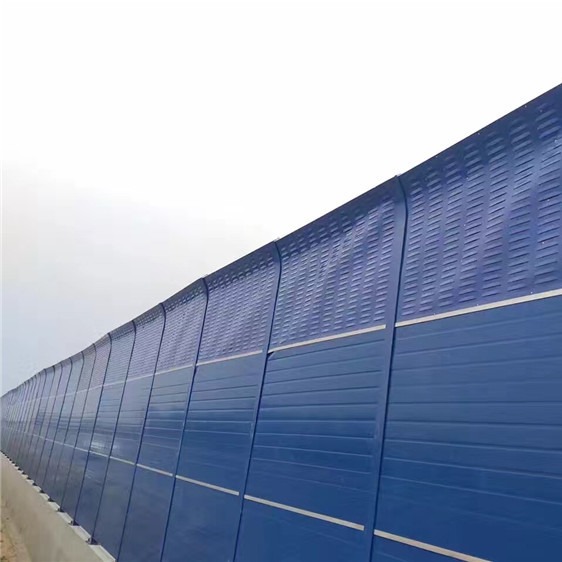 高速公路声屏障隔音墙透明隔音板工厂户外小区隔音屏障降噪隔音板图片