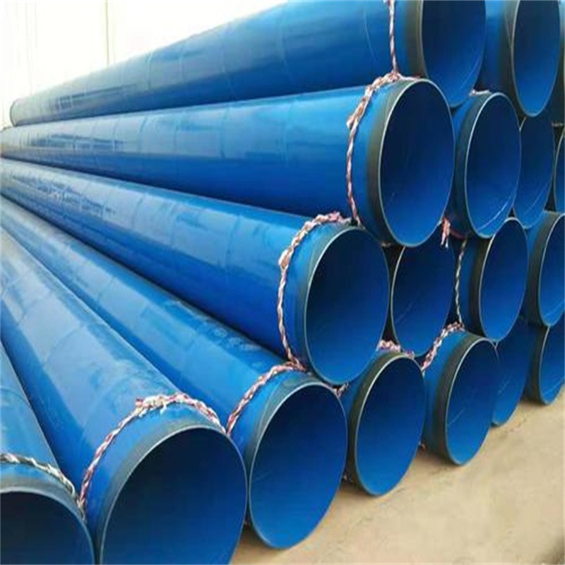 Q235B大口径环氧树脂防腐钢管 内环氧外聚乙烯涂塑钢管