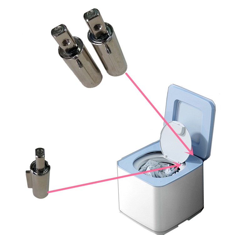 小型洗衣机缓冲器双盖阻尼器匀速阻尼器铰链旋转轴