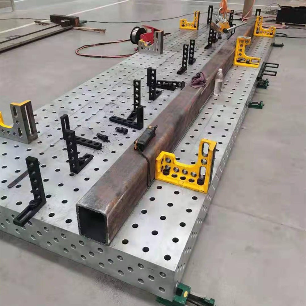 三维柔性焊接平台 多孔焊接平板 大型机器人焊接平台 宝都工量具