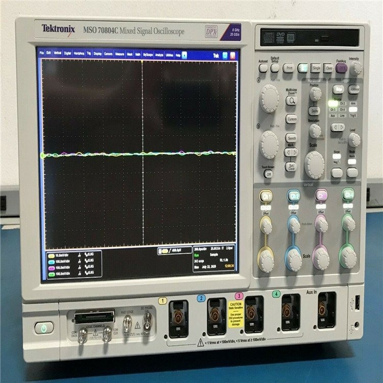 二手泰克Tektronix MSO70804C 8GHz 4通道 混合域示波器