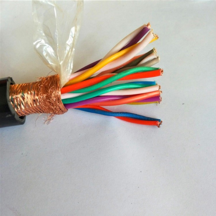 RVV6*1.0护套软电缆线 7*1.0铜芯信号软电缆