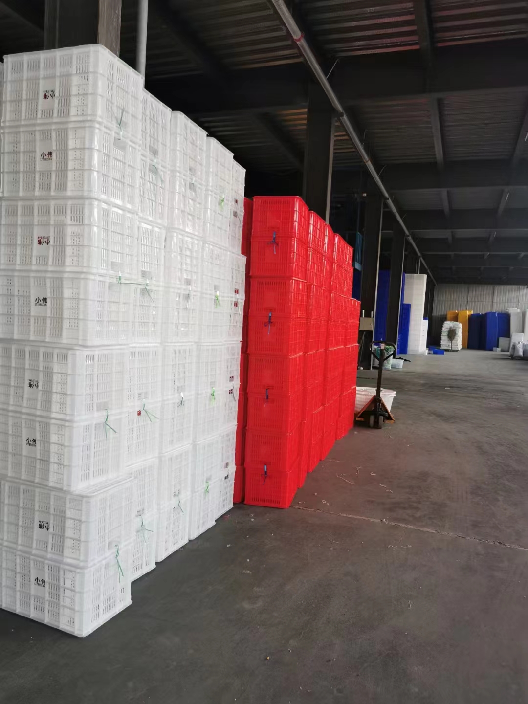 吉奥加大加厚分类长方形瓜果塑料周转箱全国发货物流直达