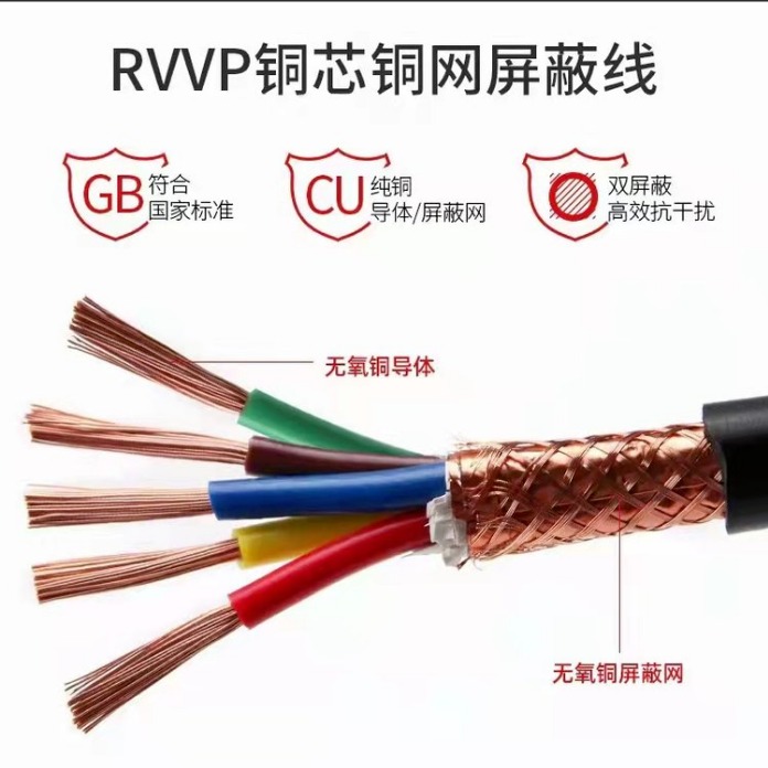 RVVP电缆 RVVP300.3屏蔽软电缆
