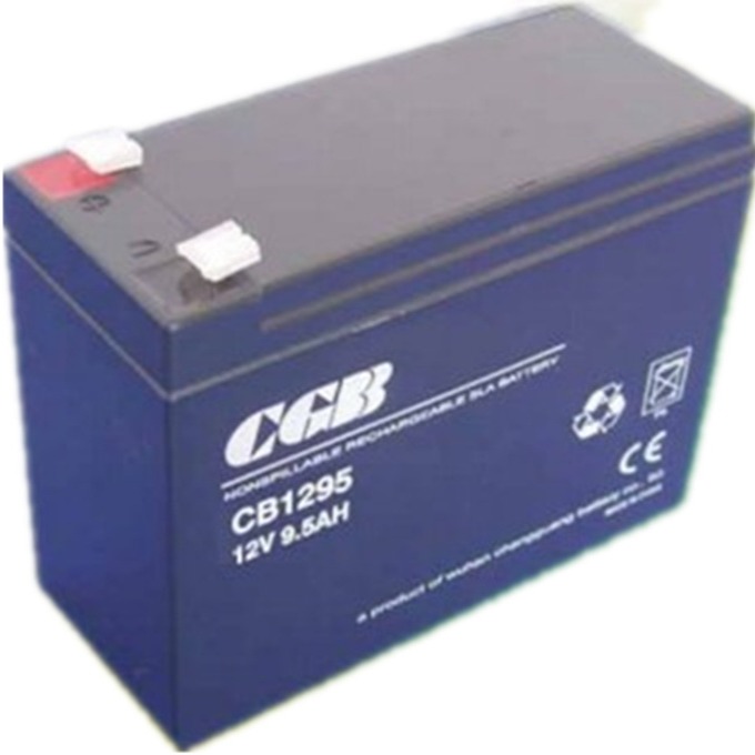 CGB长光CB1295蓄电池12V9.5AH消防楼层监控主机UPS电源内置蓄电瓶图片