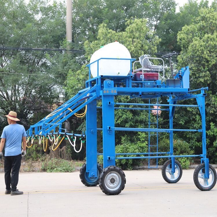 小麦四轮打药机 柴油自走式高架打药机 乘坐式玉米水稻打药机