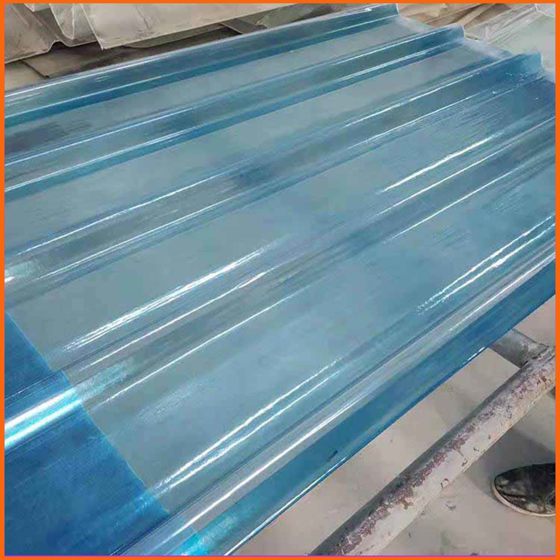 铜川玻璃纤维采光板 750型玻璃钢采光带 小波纹FRP采光瓦生产厂家