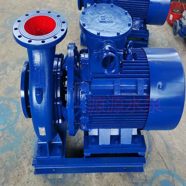 ISG50-160立式管道离心泵380V三相电动增压泵暖气热水循环泵图片
