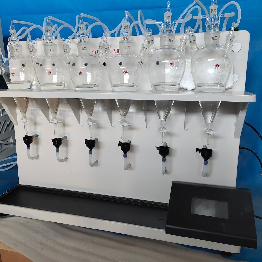 LB-ST06型六位全自动液液萃取仪 适用于水质监测中的 水中石油类  挥发酚  阴离子表面剂样品