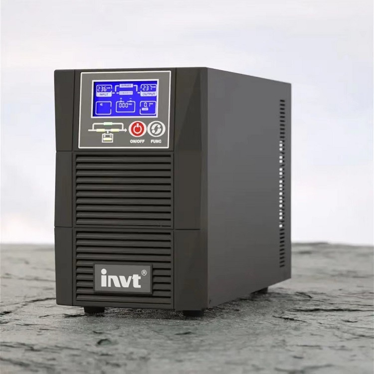 英威腾UPS电源HT1101S在线式稳压1KVA/900W内置电池 电脑服务器应急
