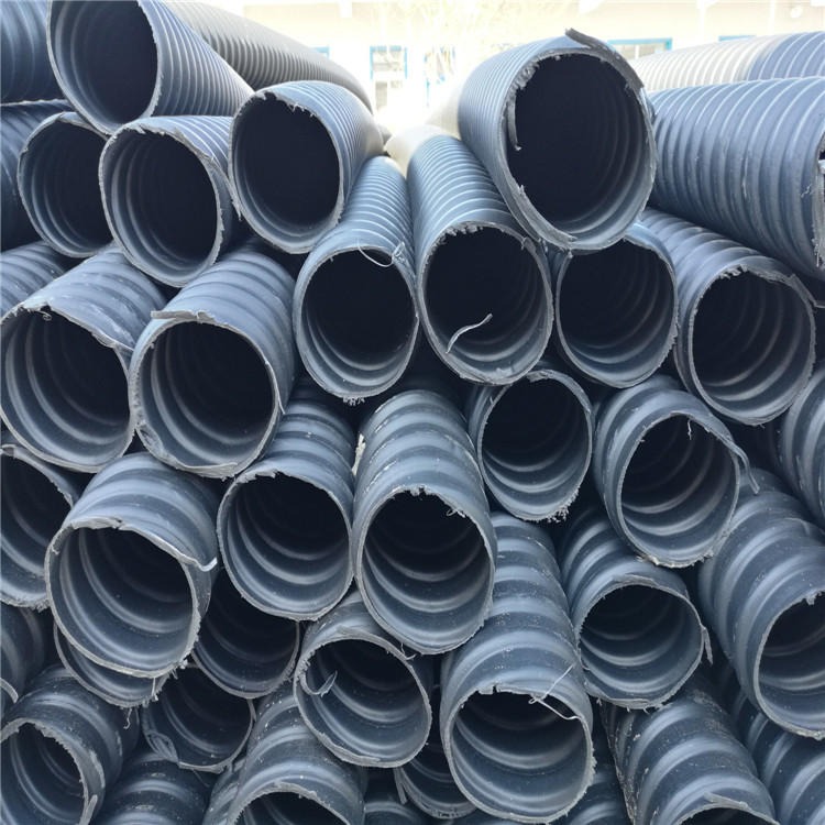 海晨供应 HDPE塑料波纹管 塑料聚乙烯波纹管 PVC塑料波纹管