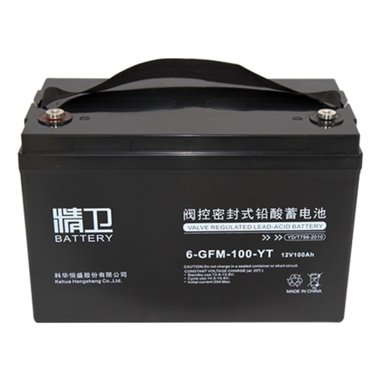 精卫蓄电池6-GFM-100-YT阀控密封式铅酸12V100AH