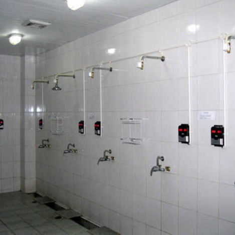 洗澡控水刷卡机 IC卡浴室节水器，IC卡水控系统