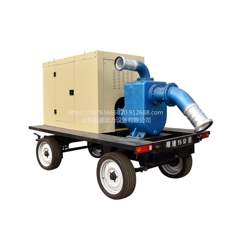 移动泵车自吸泵流量420m³/h 扬程20米