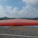 速安软基路基堆载预压水袋出租施工成功案例：湖南南益高速3标4标5标30×10×2.5米湖南卫视报道