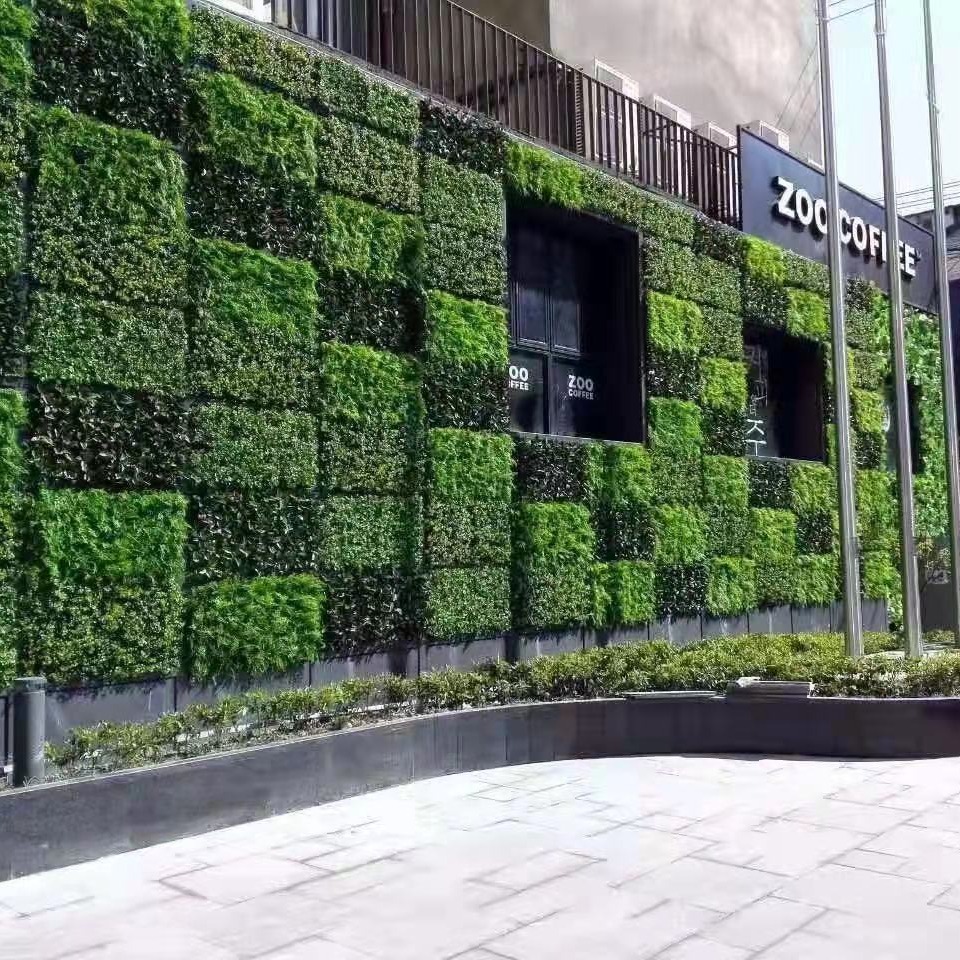飞昂景观绿植墙 仿真绿植墙美化环境 室内绿植墙