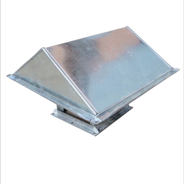 镀锌白铁皮工业防雨帽方形排烟管防雨设备屋顶通风管防雨帽