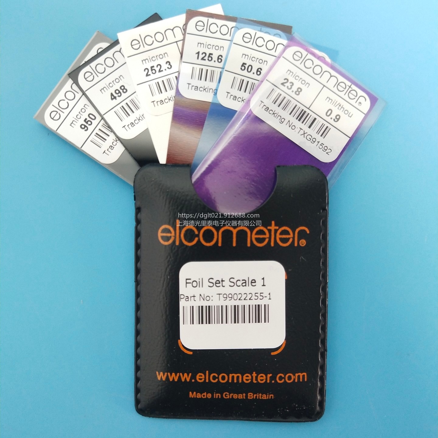 elcometer456涂层测厚仪标准片 易高 456校准片T99022255-1膜厚片图片