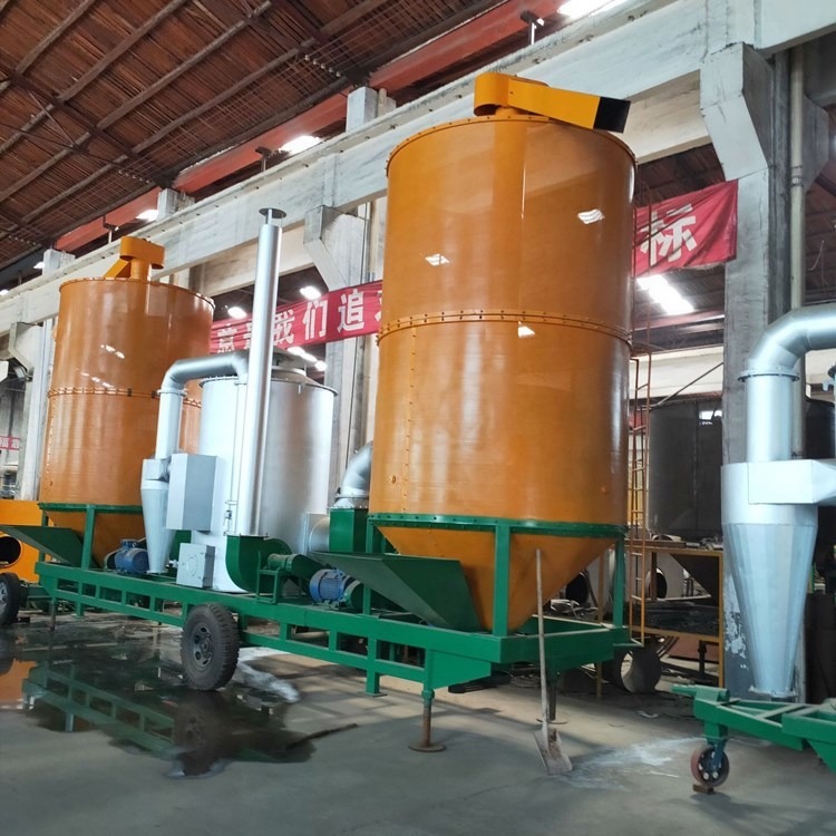 移动式玉米干燥机 20T稻谷烘干机 小型粮食烘干塔产量