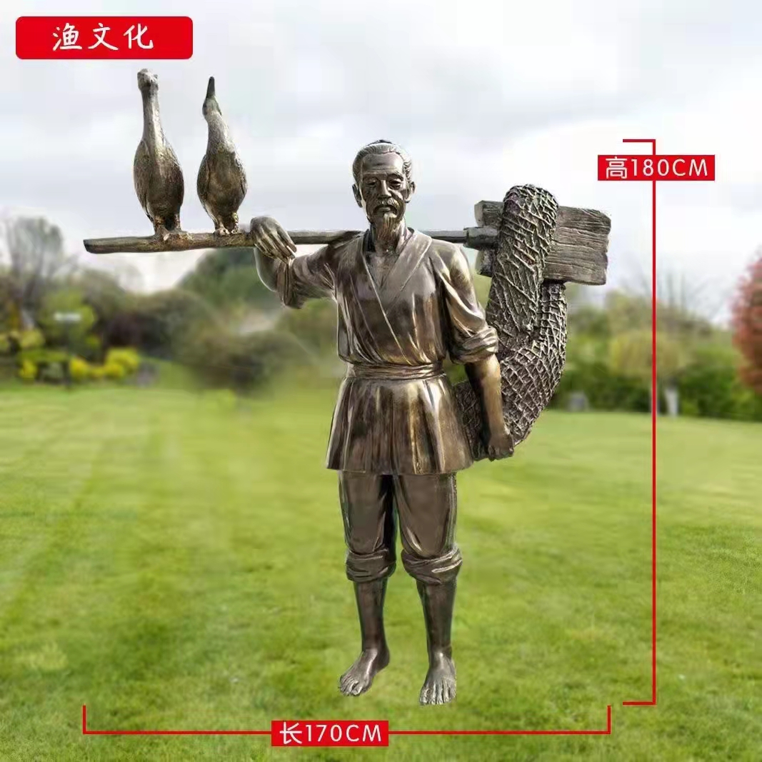 磅礴渔文化主题雕塑渔文化主题雕塑摆件欢迎来电咨询