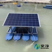 2021南京泉净浮桶喷泉式曝气机-喷泉式增氧曝气机价格-推流式曝气机-太阳能喷泉图片
