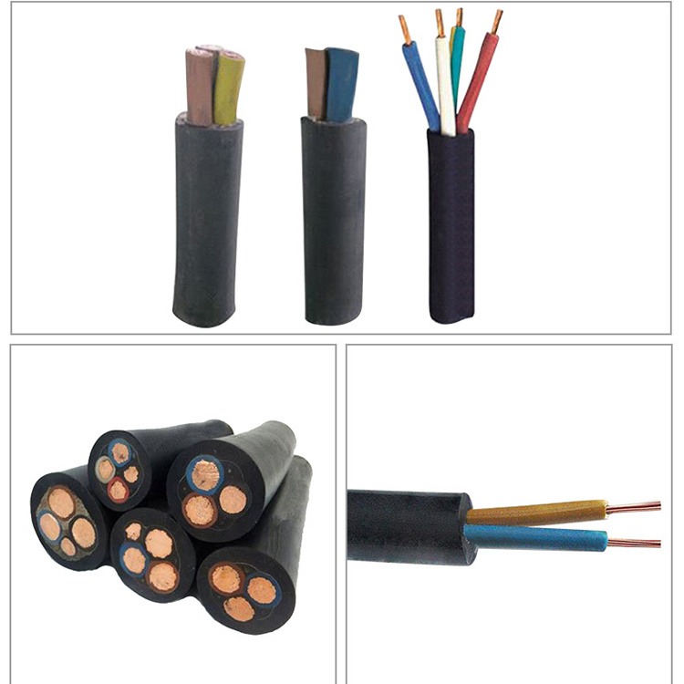 YCW耐磨橡套软电缆 小猫牌 YCP屏蔽橡套电缆 野外耐油污电缆