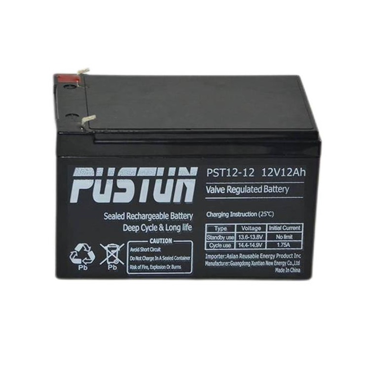 PUSTUN蓄电池PST12-12 12V12AH直流屏 UPS/EPS电源
