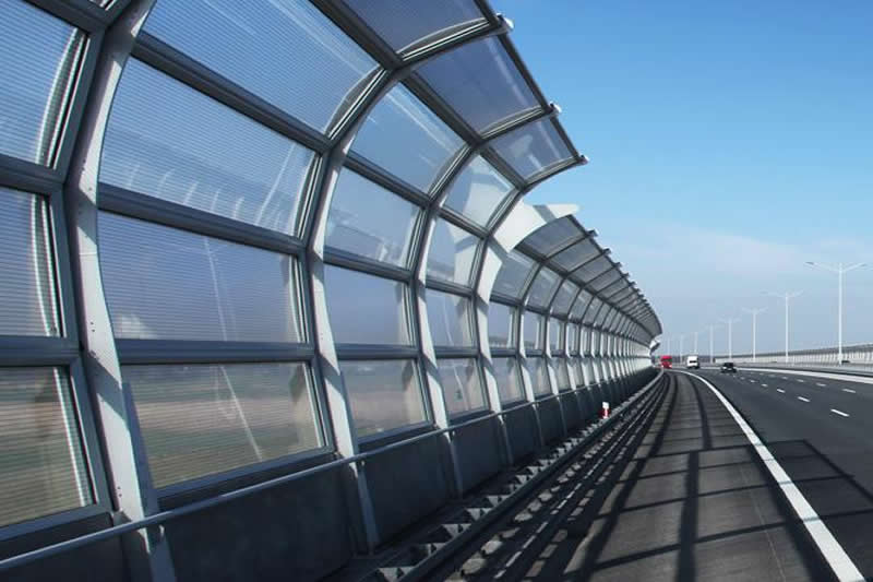 卓尼采光顶高速公路 环线高架专用声屏障隔音屏