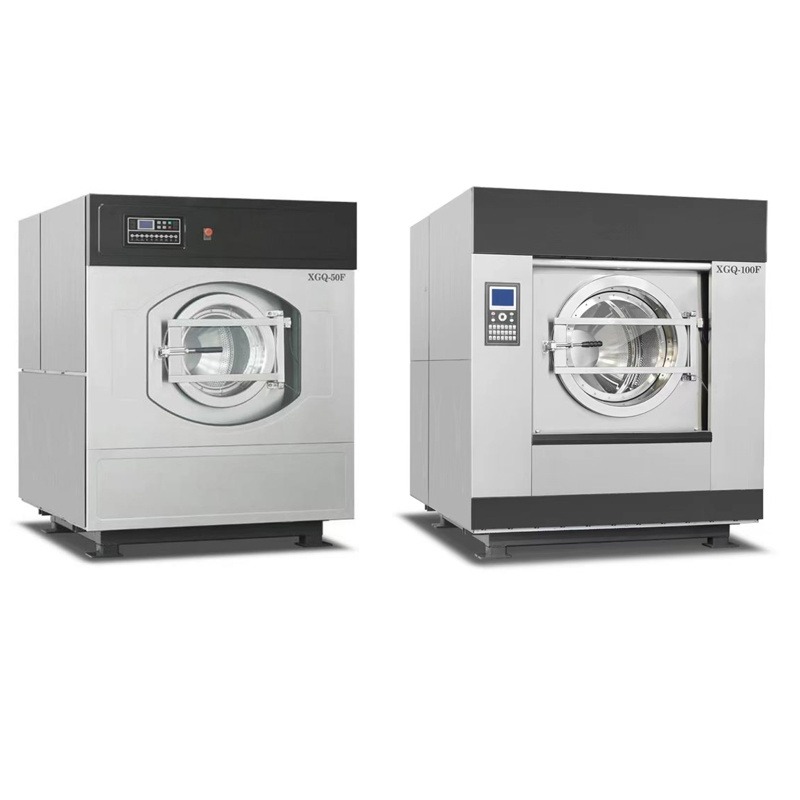 玉林洗脱机 XGQ-50工业水洗机 爱涤大型洗衣机  不锈钢结构经久耐用
